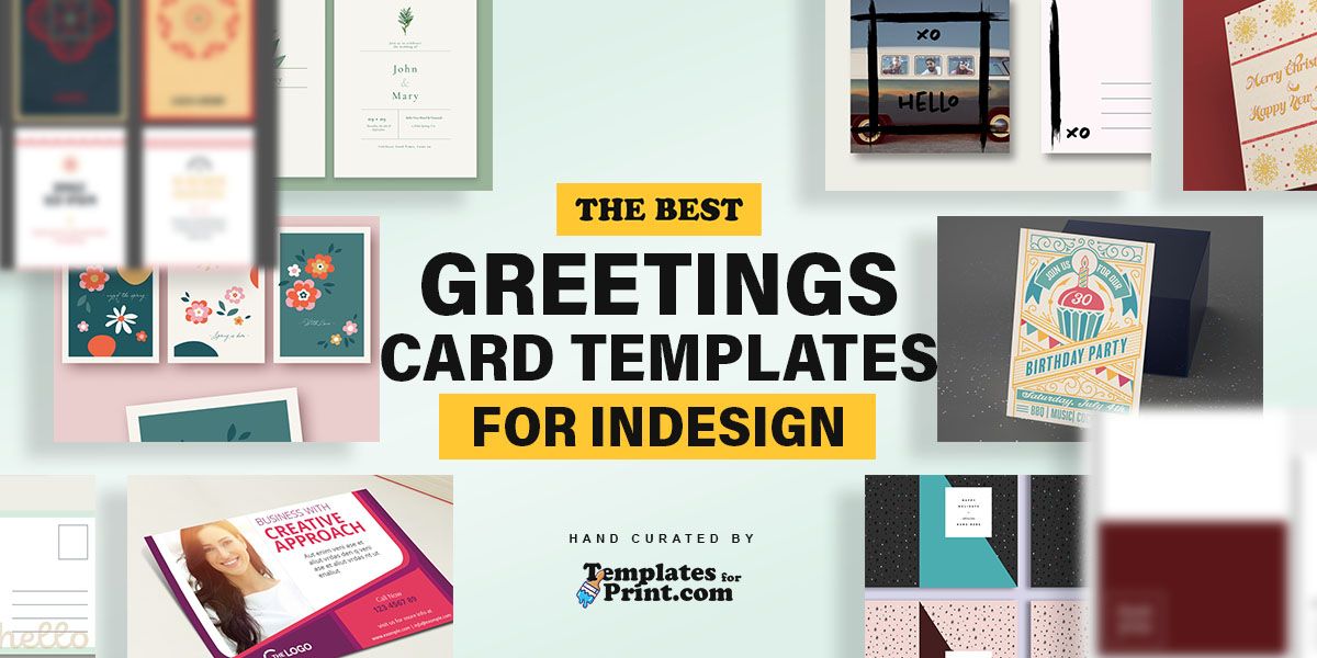 Best Greeting Card Templates for Adobe InDesign