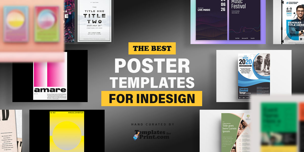 Best Poster Templates for Adobe InDesign (INDD Format)