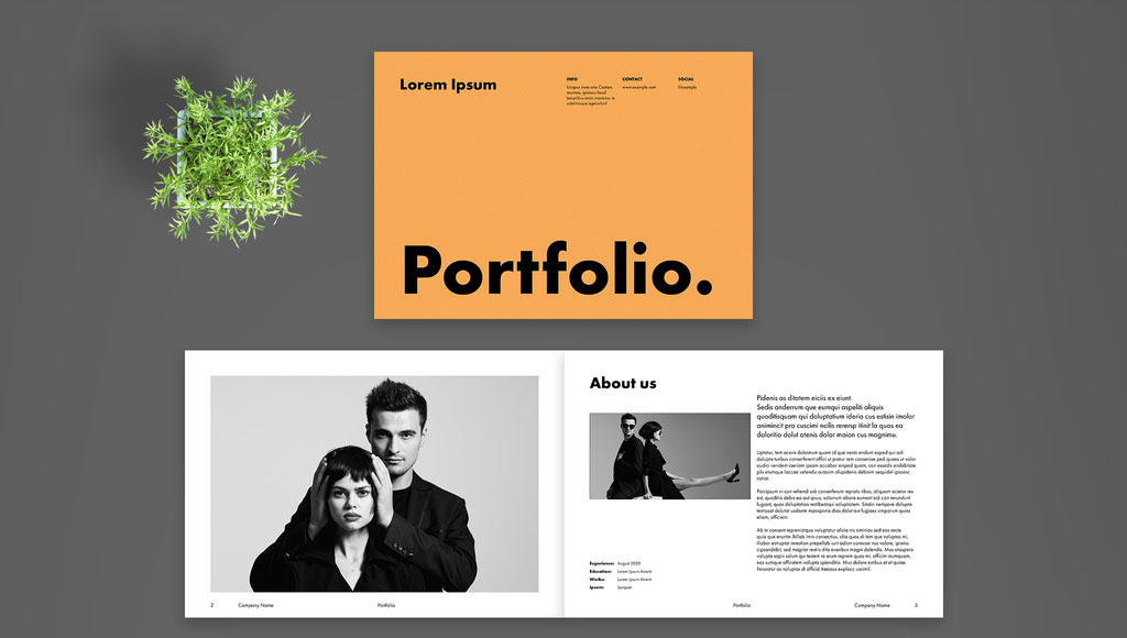 
Clean and Modern Portfolio and Photobook Layout