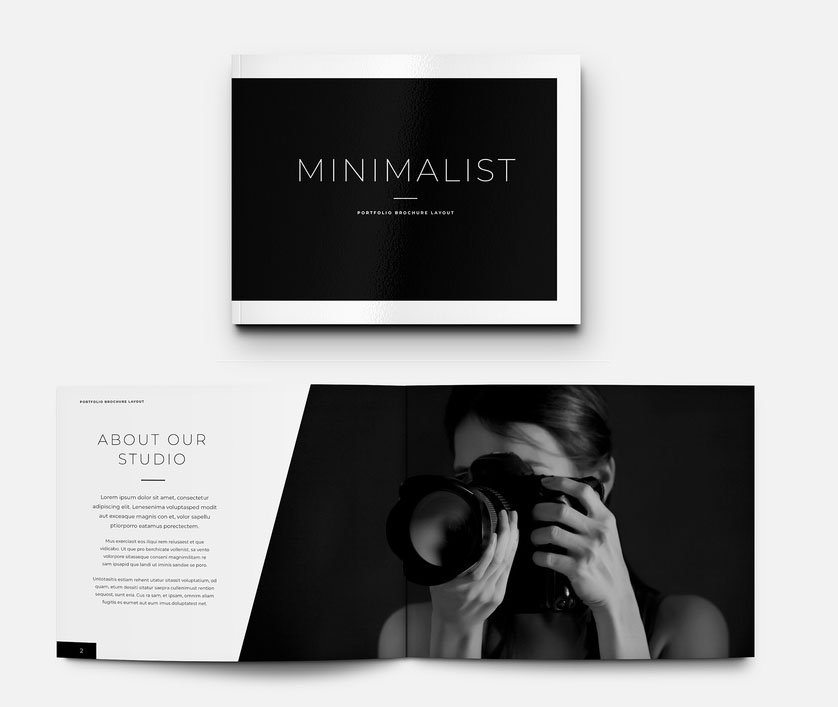Minimalist Portfolio Brochure Layout