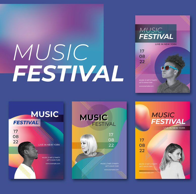 Vibrant Music Festival Poster