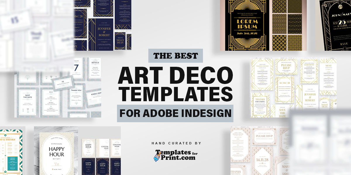 Best Art Deco Templates for Adobe InDesign