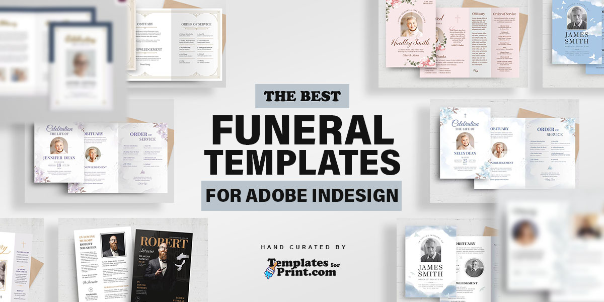 Best Funeral Templates for Adobe InDesign