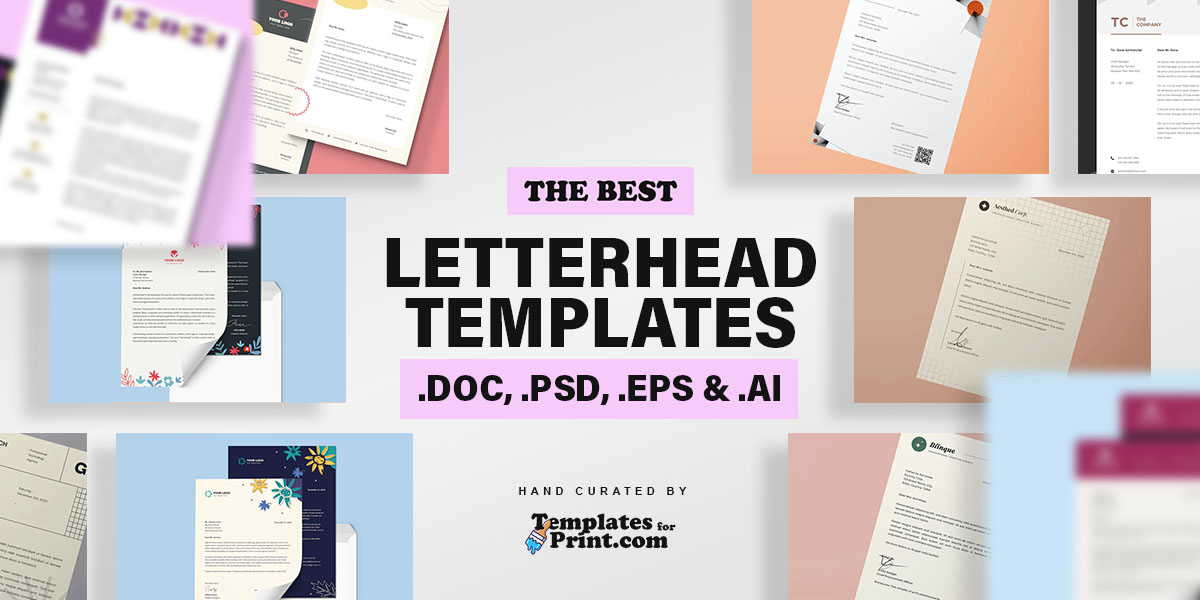 Best Letterhead Templates for Microsoft Word, Photoshop & Illustrator