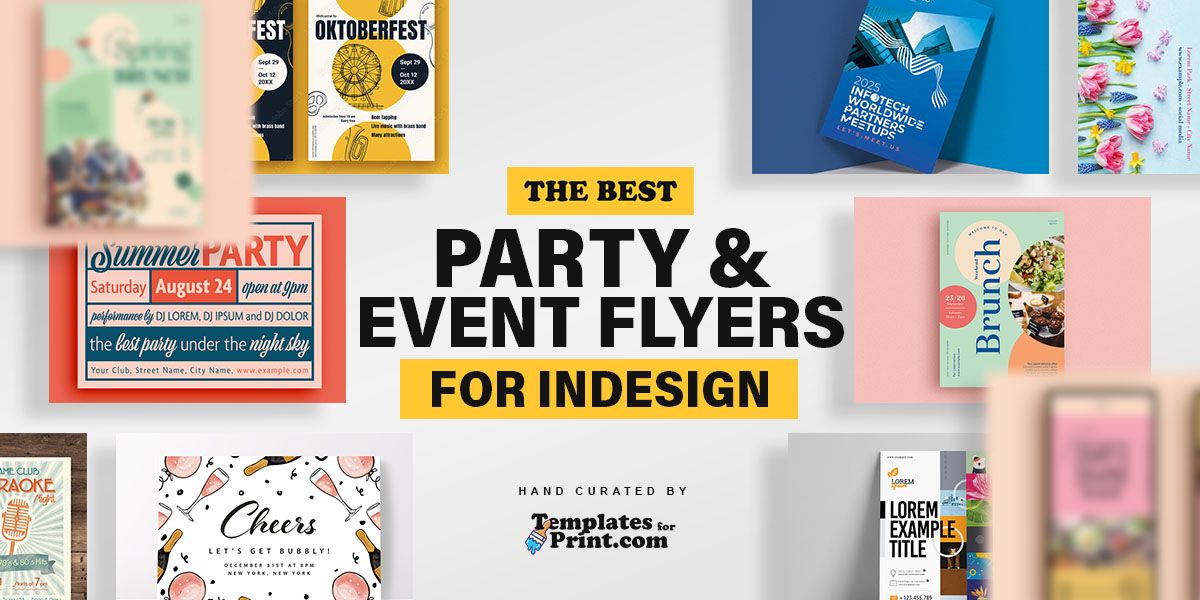Best Party & Event Flyer Templates for Adobe InDesign