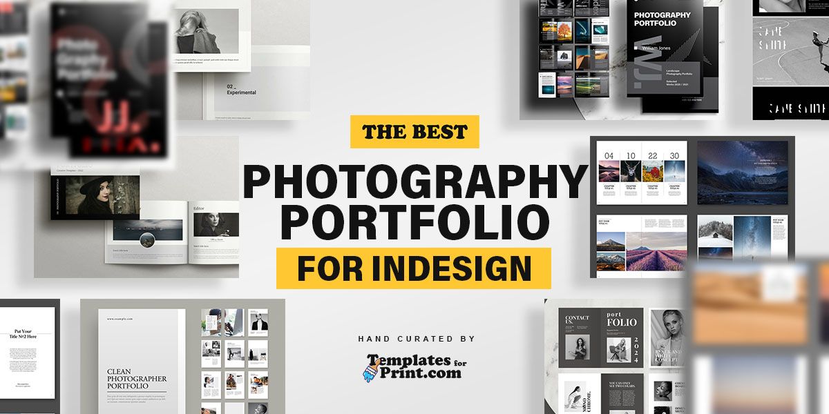 Best Photography Portfolio Templates for Adobe InDesign (INDD Format)