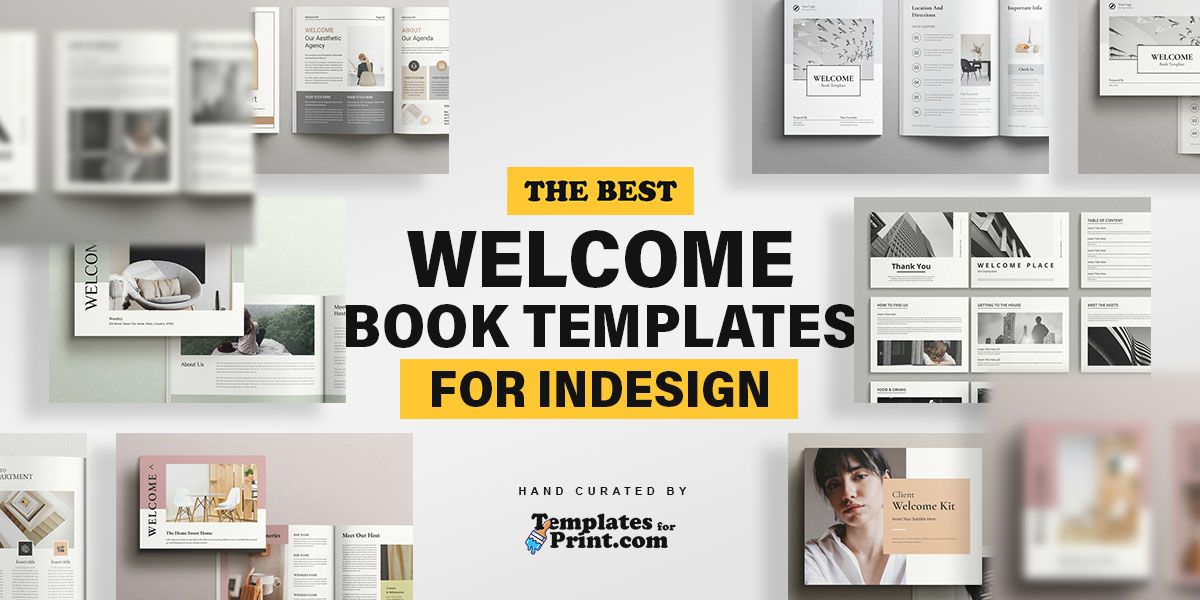 Best Welcome Book templates for Adobe InDesign (Airbnb, Welcome Guides)