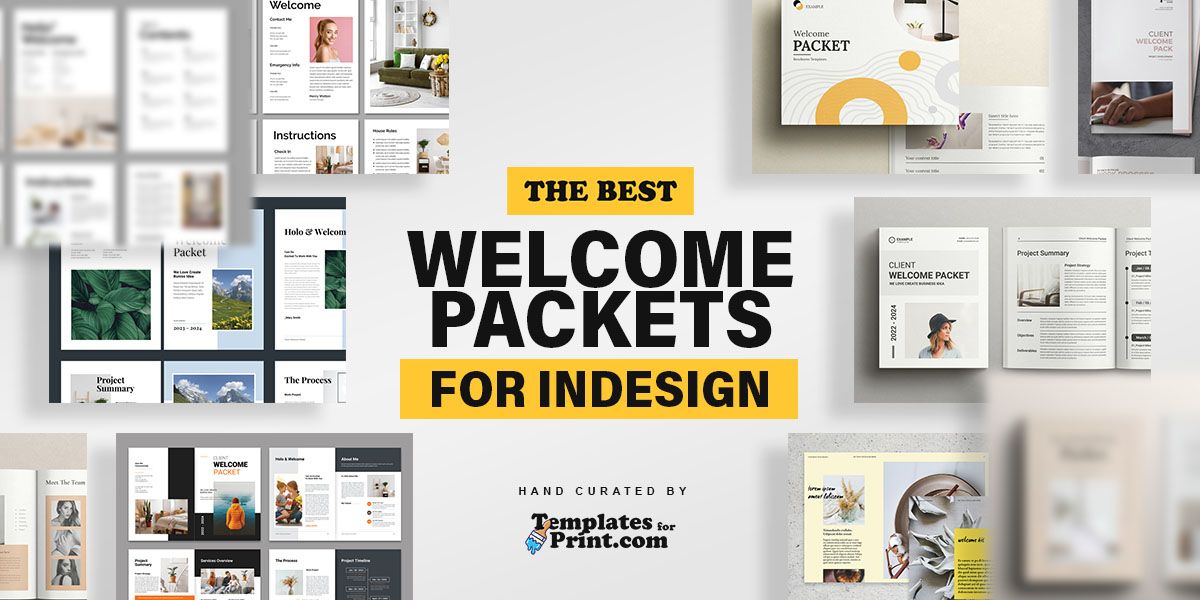 Best Welcome Packet templates for Adobe InDesign