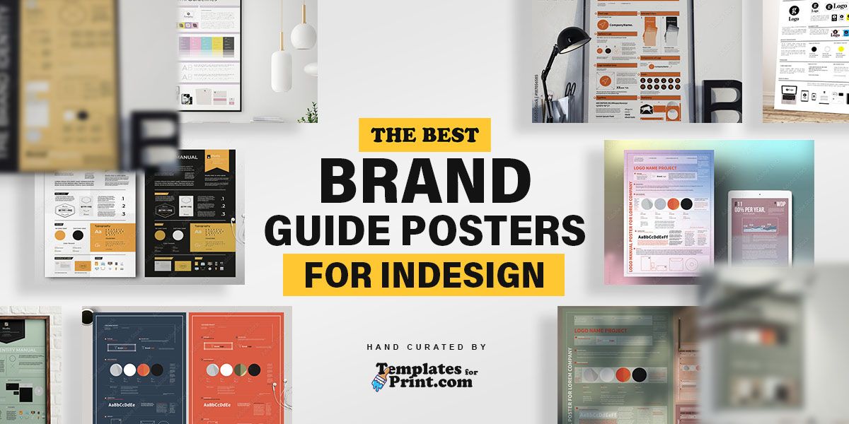 Brand Guidelines Poster Templates for Adobe InDesign