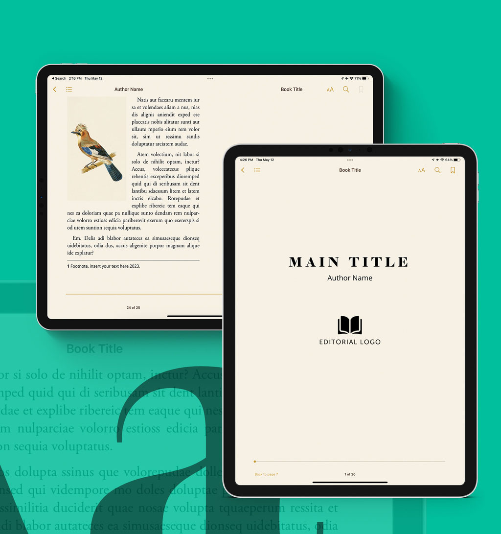 Clean and Classic Reflowable Ebook