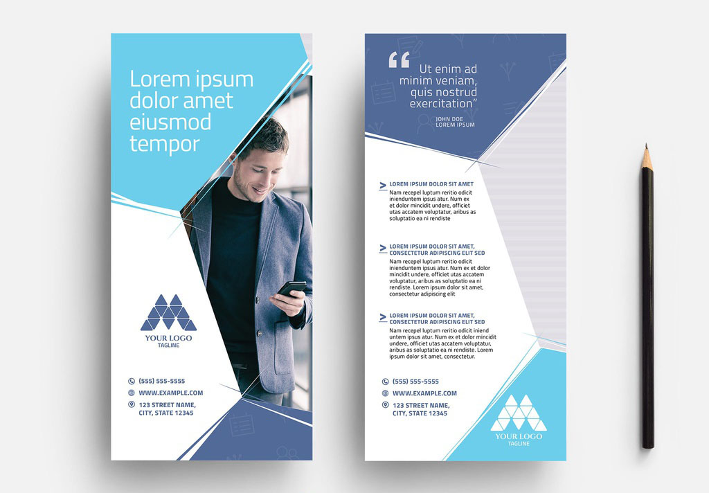 Multipurpose Modern Business DL Rack Card Flyer