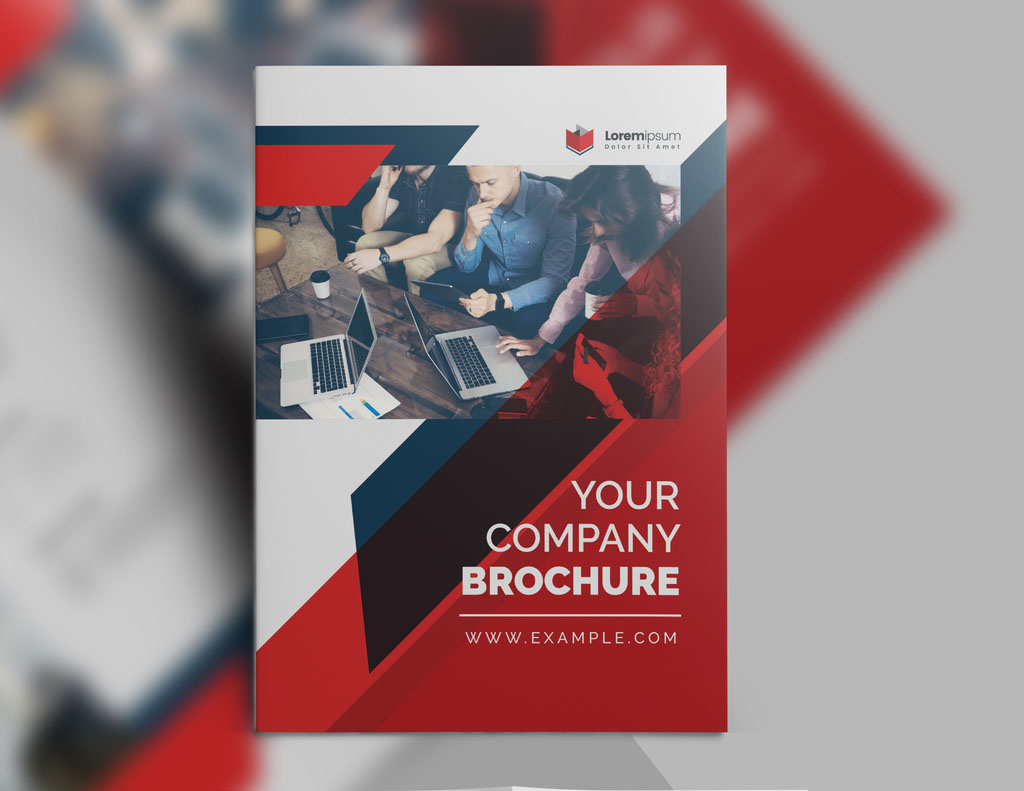 Red Corporate Brochure Layout