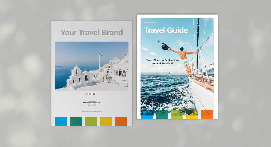 Travel Guide Brochure Layout