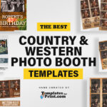 Best Country & Western Photo Booth Templates